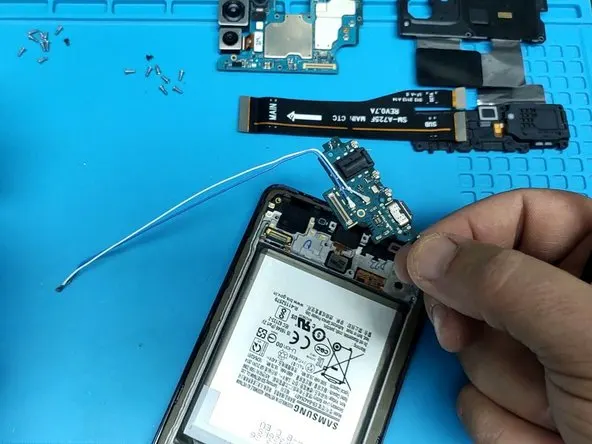 wymiana portu samsung a72