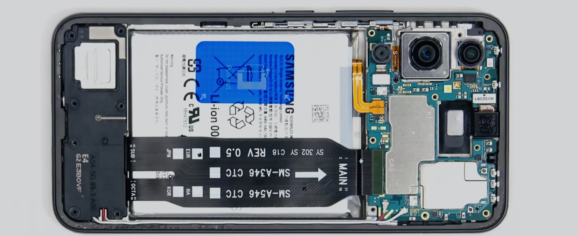 wymiana aparatu w galaxy a54
