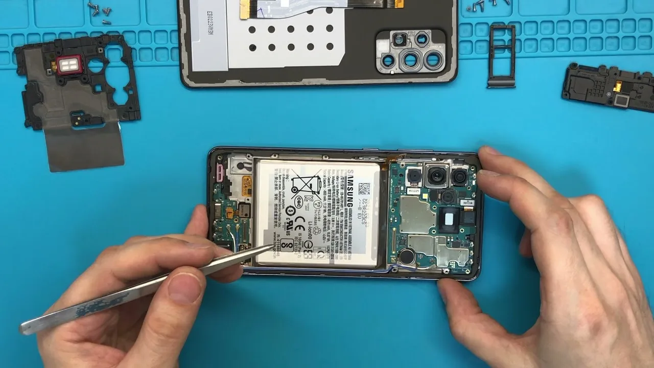 process naprawy portu ładowania galaxy a52