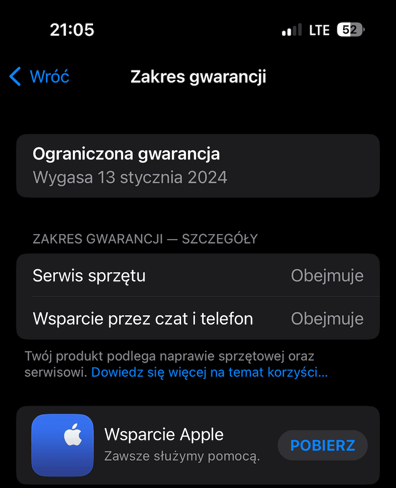 ten telefon da się naprawić w pogwarancyjnym serwisie iphone