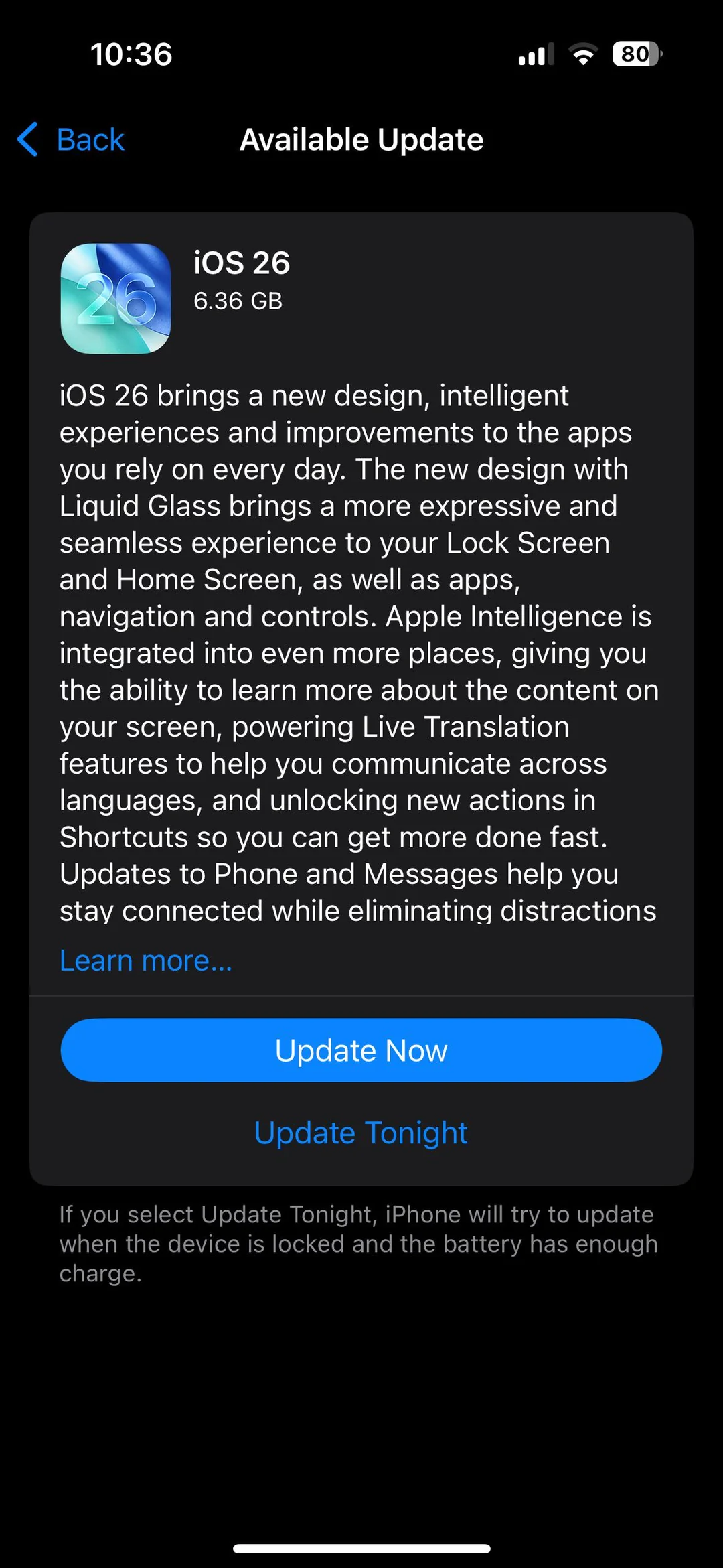 wyświetlacz iphone z menu systemowym
