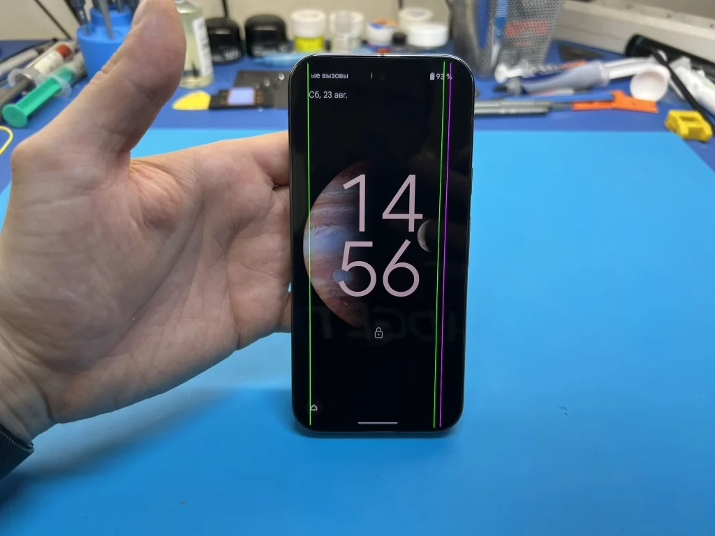 uszkodzony ekran pixel 9 pro
