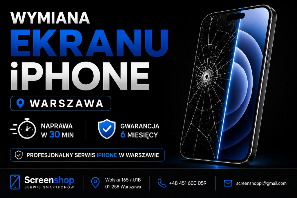 Wymiana ekranu iPhone Warszawa